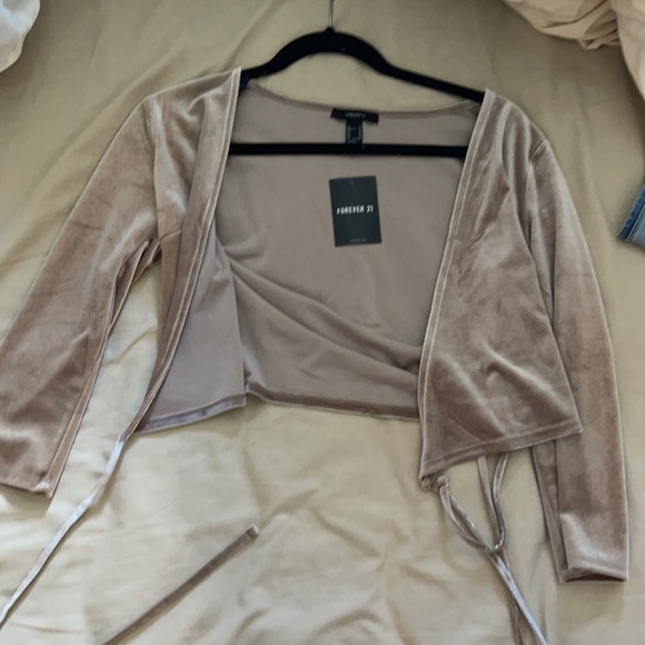 Velvet top from forever 21, tags attached - Picture 2 of 2